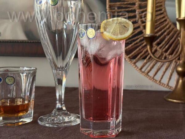 PAHARE TIP LONGDRINK/ APA 350 ml DIN CRISTAL DE BOHEMIA - COLECTIA VICTORIA