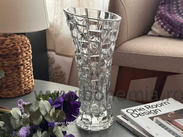 vaza cristal Bohemia