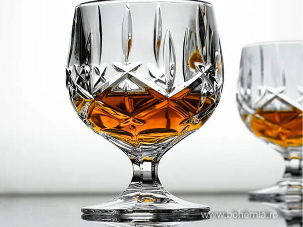 PAHARE CONIAC 250 ml DIN CRISTAL DE BOHEMIA - COLECTIA SHEFFIELD