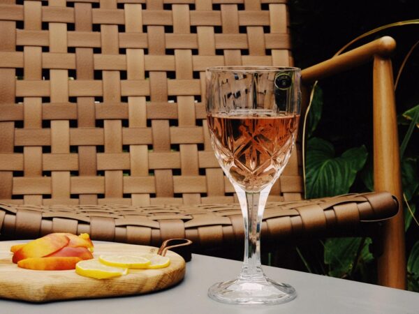 PAHARE VIN ROSU/ ROSE 330 ml DIN CRISTAL DE BOHEMIA - COLECTIA SHEFFIELD