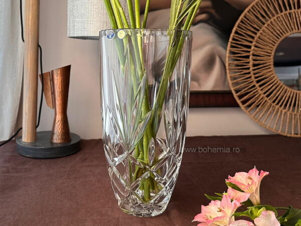 vaza cristal Bohemia