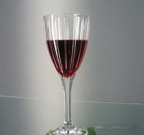 PAHARE VIN ROSU 300 ml DIN CRISTAL DE BOHEMIA - colectia CAREN