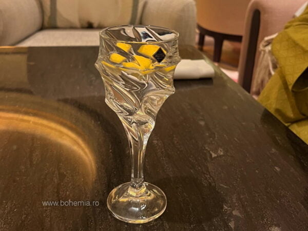 pahare vin cristal Bohemia