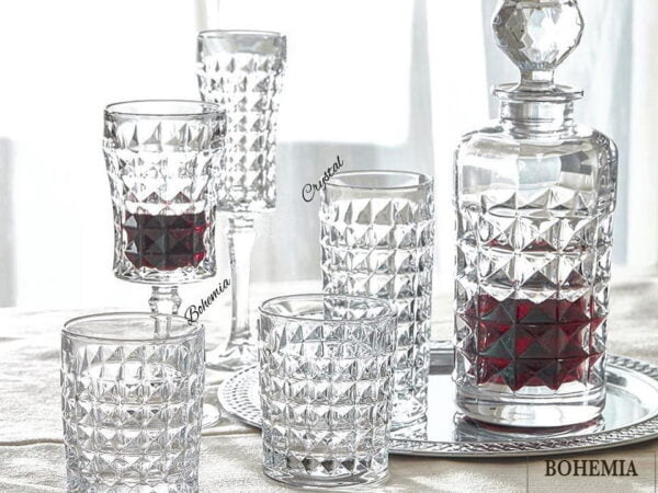 set pahare cristal Bohemia