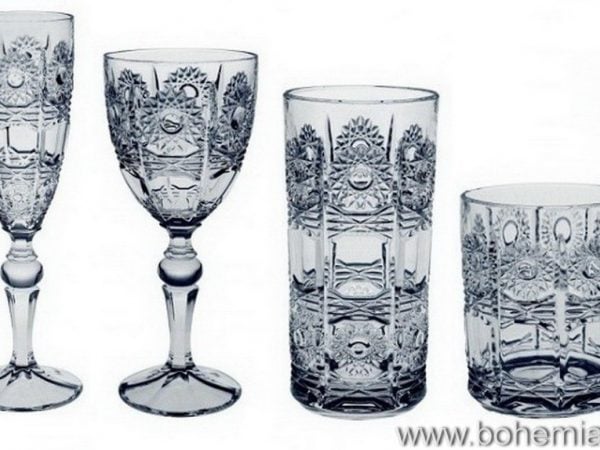 set pahare cristal Bohemia