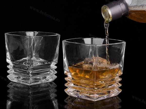 pahare whisky cristal