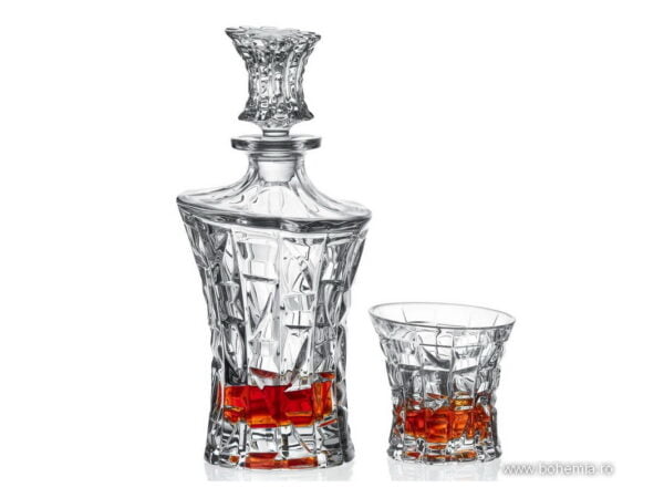 pahare whisky cristal