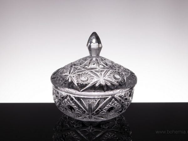 CASETA CRISTALIN BOHEMIA 15 cm - COLECTIA NOVA MIRANDA