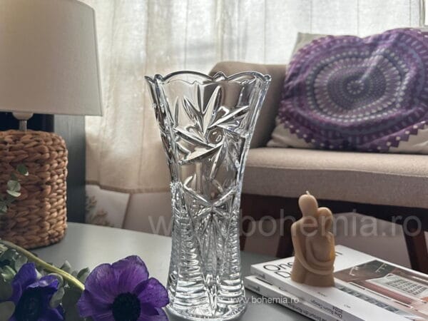 vaza cristal Bohemia