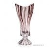 Vaza cristal Bohemia Plantica roz, 40 cm