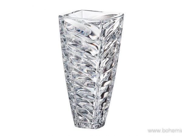 Vaza cristal Bohemia Facet, 30.5 cm