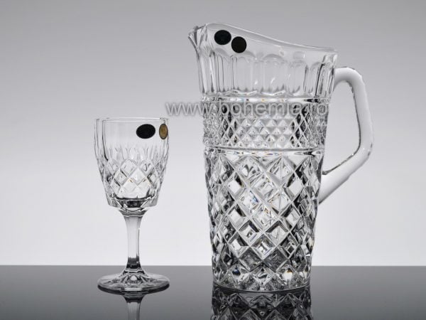 set pahare cristal Bohemia