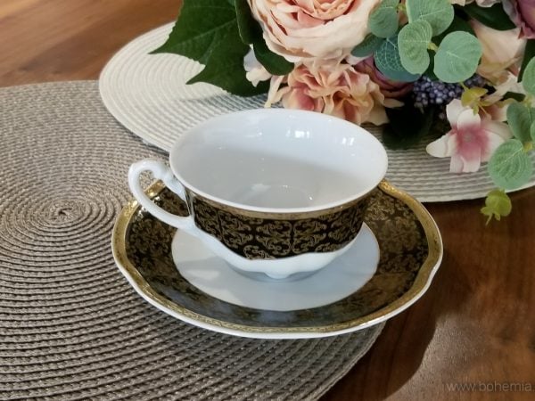 SERVICIU DE CAFEA/ CEAI 6 PERSOANE 12 piese - BOLERO NOIR