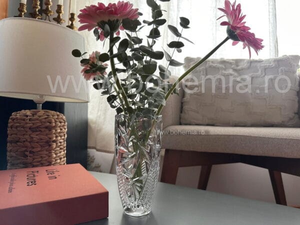 VAZA BOHEMIA CRISTALIN 25 cm - COLECTIA INGRID 2