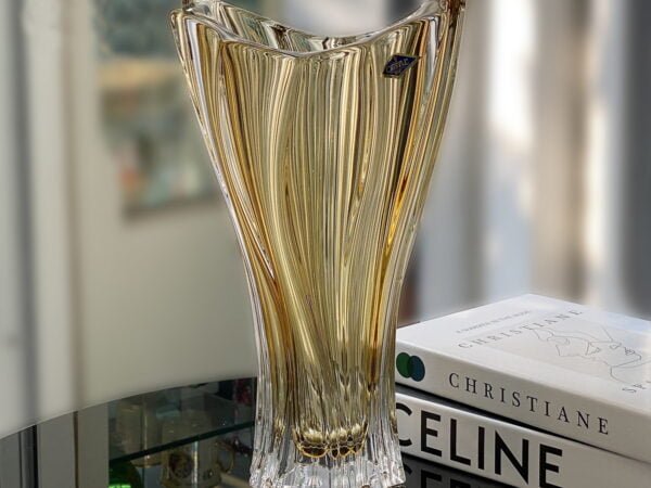 vaza cristal Bohemia