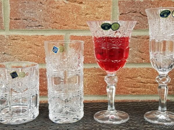 set pahare cristal Bohemia