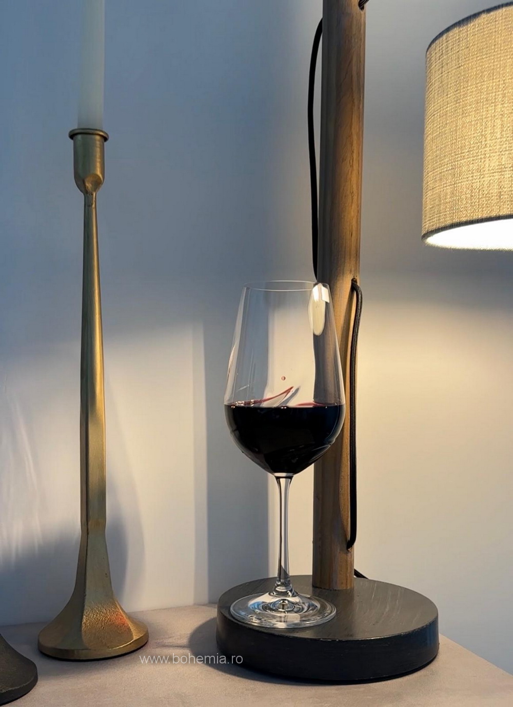 pahare vin cristal Bohemia