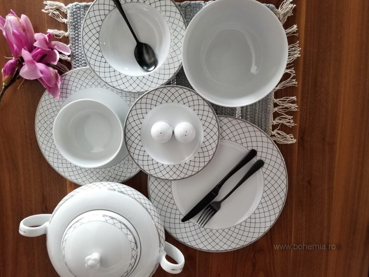 set farfurii 12 persoane