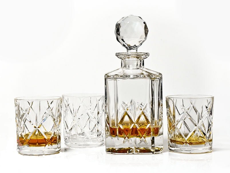 Star Therefore ethical SET PAHARE DE WHISKY SI STICLA DIN CRISTAL DE BOHEMIA - ROMBUS