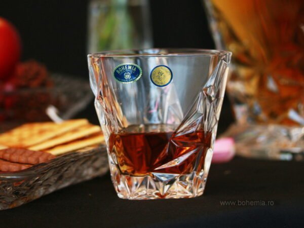 pahare whisky cristal
