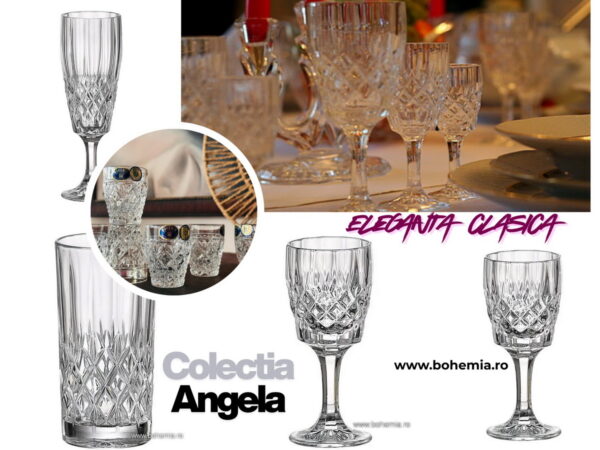set pahare cristal Bohemia