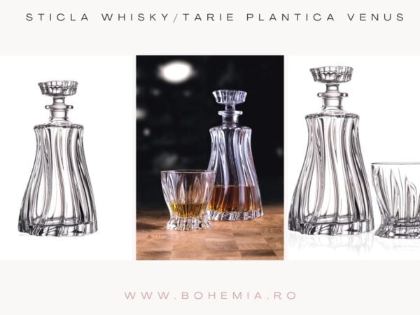pahare whisky cristal