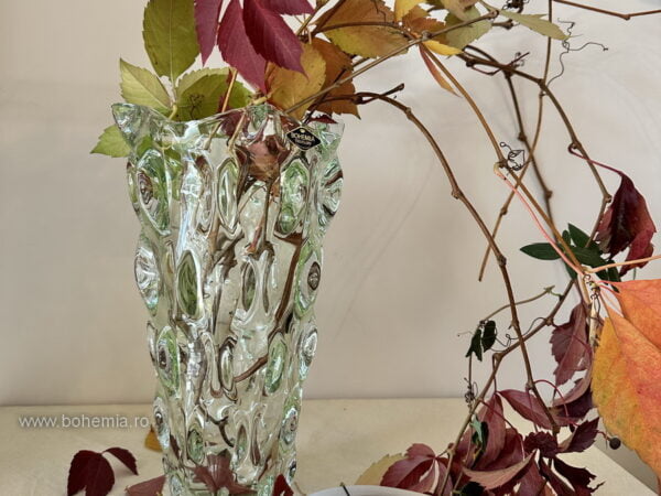 vaza cristal Bohemia