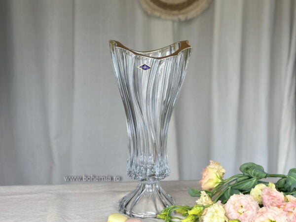vaza cristal Bohemia