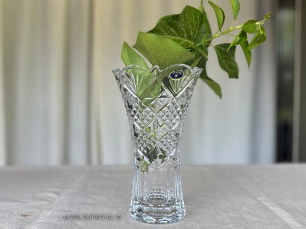 vaza cristal Bohemia
