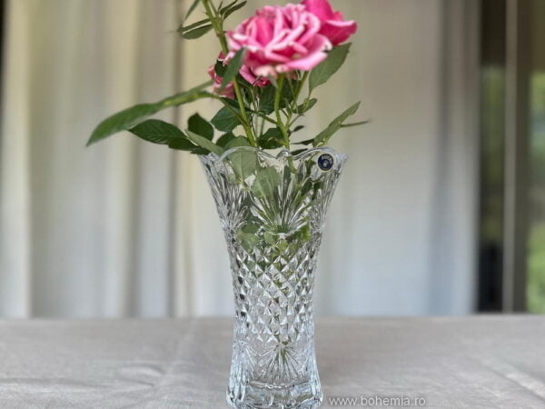 VAZA BOHEMIA CRISTALIN 25 cm - COLECTIA VEGA 1
