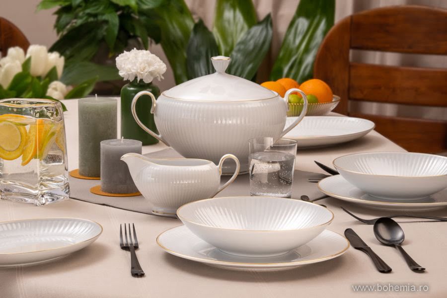 set farfurii 12 persoane