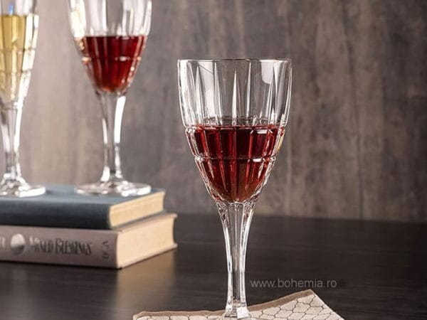 pahare vin cristal Bohemia
