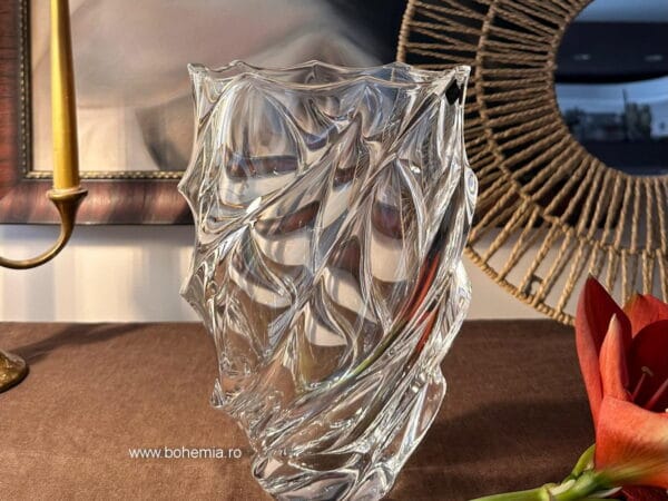 vaza cristal Bohemia
