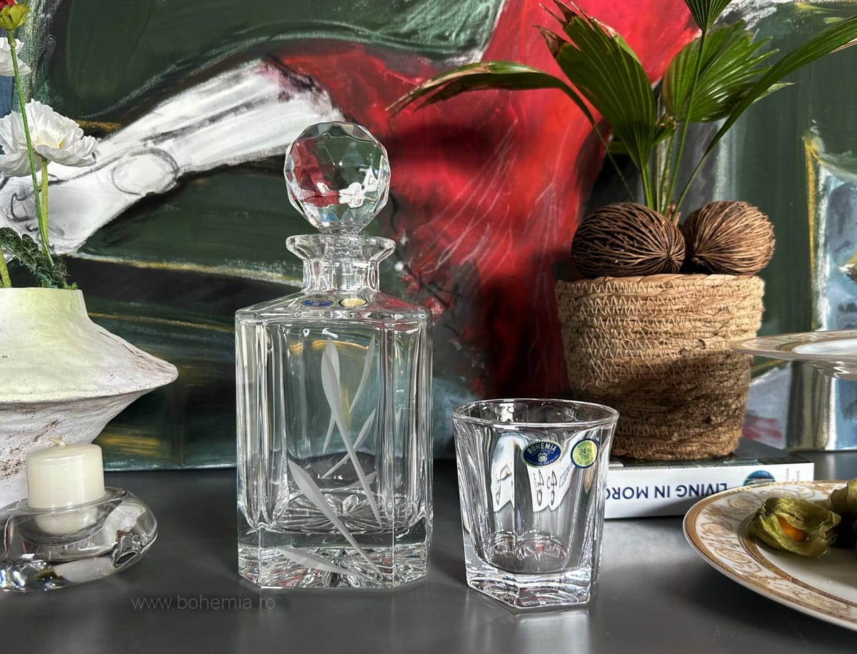 set pahare cristal Bohemia