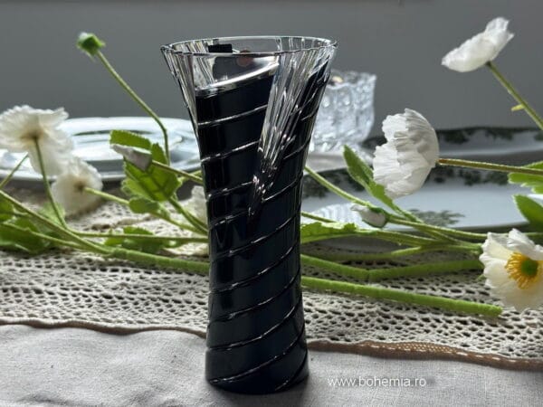vaza cristal Bohemia