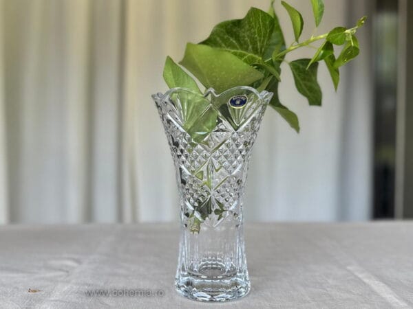 vaza cristal Bohemia