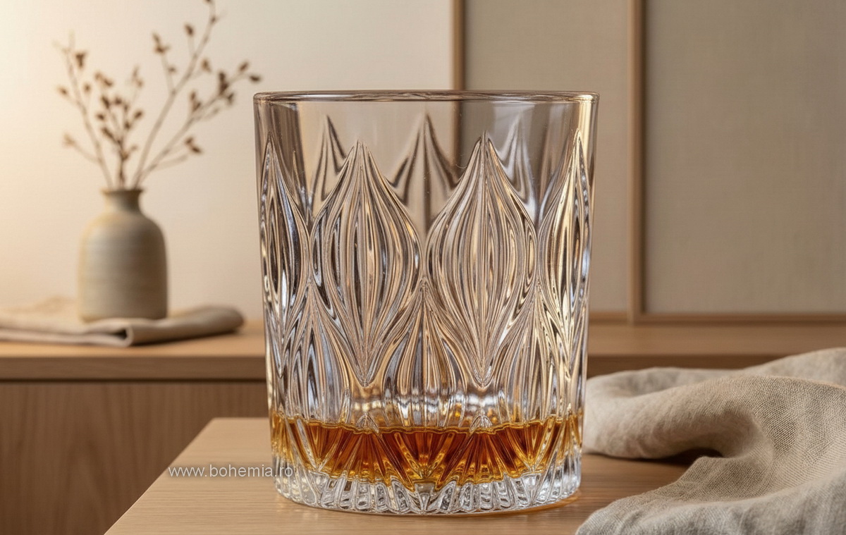 pahare whisky cristal
