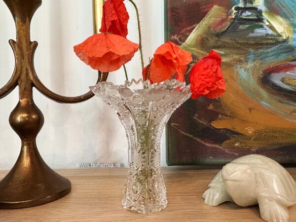 vaza cristal Bohemia