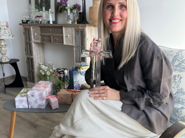 Cadouri cristal Constantin si Elena