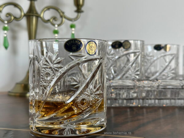 pahare whisky cristal