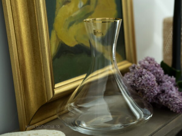 DECANTOR 1.5 L BOHEMIA CRISTALIN -ANGELA GOLD