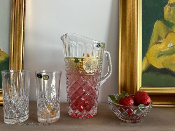 set pahare cristal Bohemia