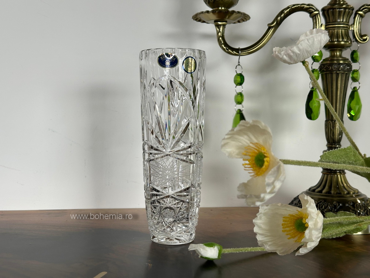 vaza cristal Bohemia
