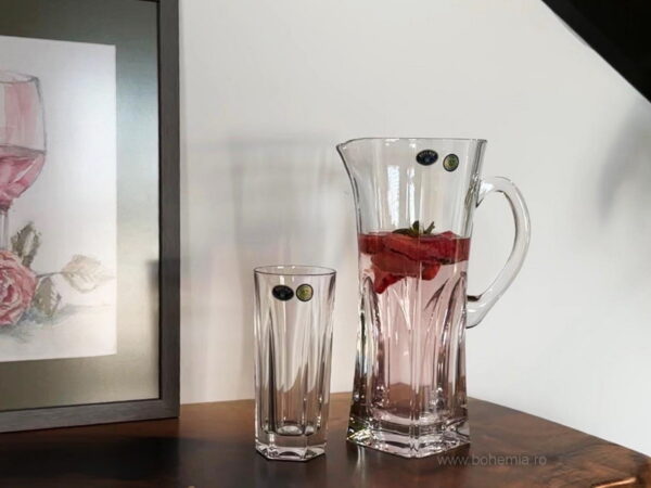 set pahare cristal Bohemia
