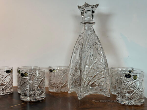 set pahare cristal Bohemia