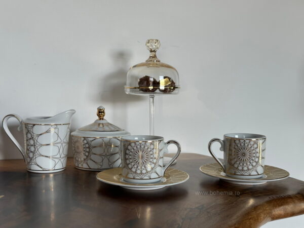 SERVICIU DE CAFEA ESPRESSO 100 ML COMPLET- 6 PERSOANE ESTELLE